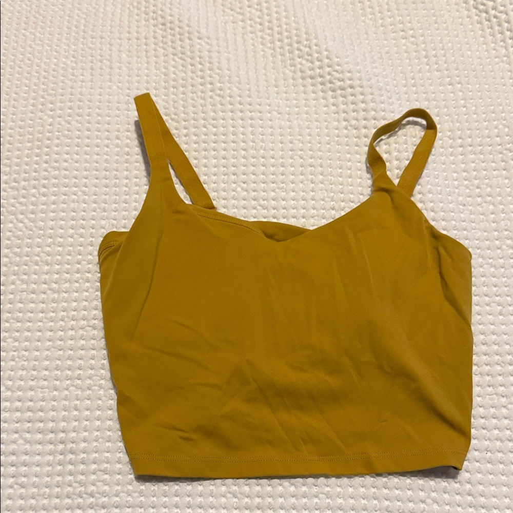 Mustard Yellow Crop Top